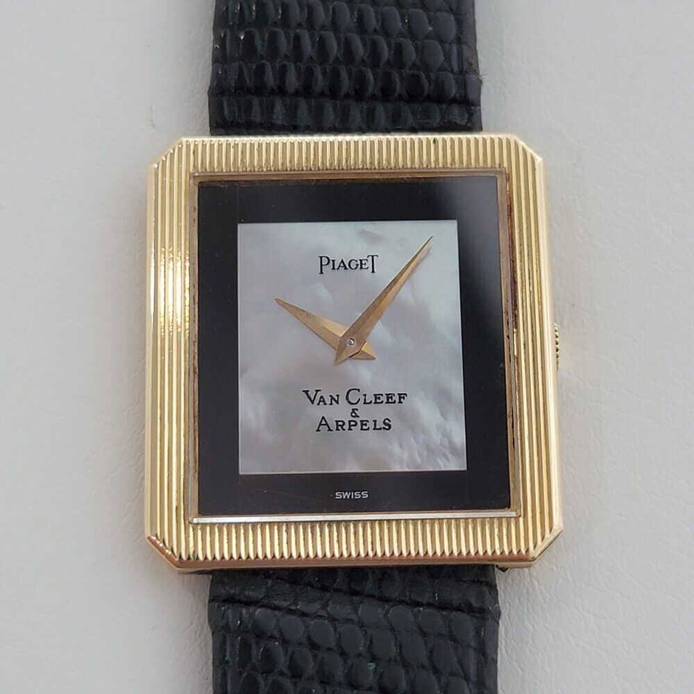 Unisex Piaget Protocole 26mm 18k Gold Van Cleef Arpel Dial 1970s