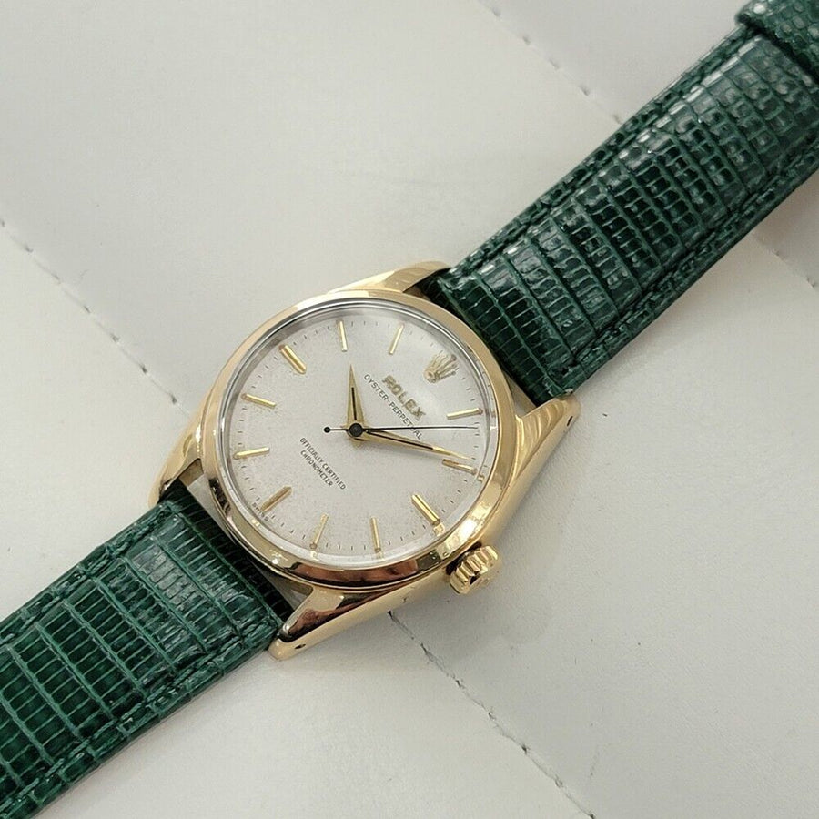 Mens Rolex Oyster Perpetual Ref 6634 Gold Capped Automatic 1950s Vintage RA237B