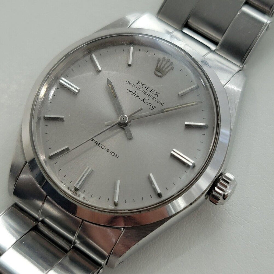 Mens Rolex Oyster Precision 5500 Air King 34m Automatic 1970s All Original NA142