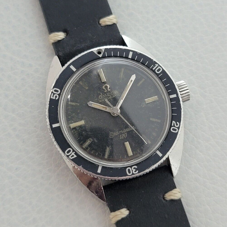 Mens Midsize Omega Seamaster 120 31mm Diver Automatic 1960s Unrestored JM14