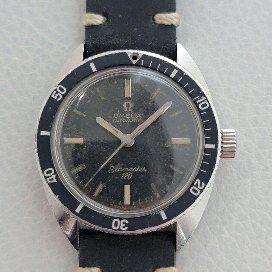 Mens Midsize Omega Seamaster 120 31mm Diver Automatic 1960s Unrestored JM14