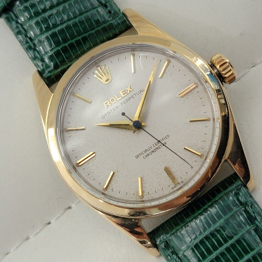 Mens Rolex Oyster Perpetual Ref 6634 Gold Capped Automatic 1950s Vintage RA237B