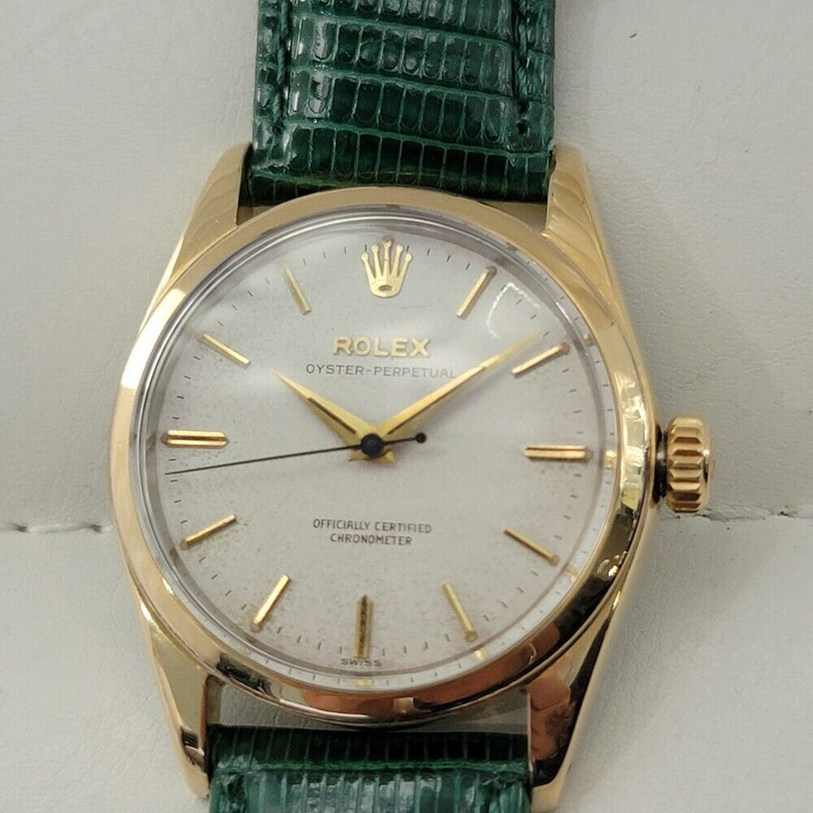 Mens Rolex Oyster Perpetual Ref 6634 Gold Capped Automatic 1950s Vintage RA237B