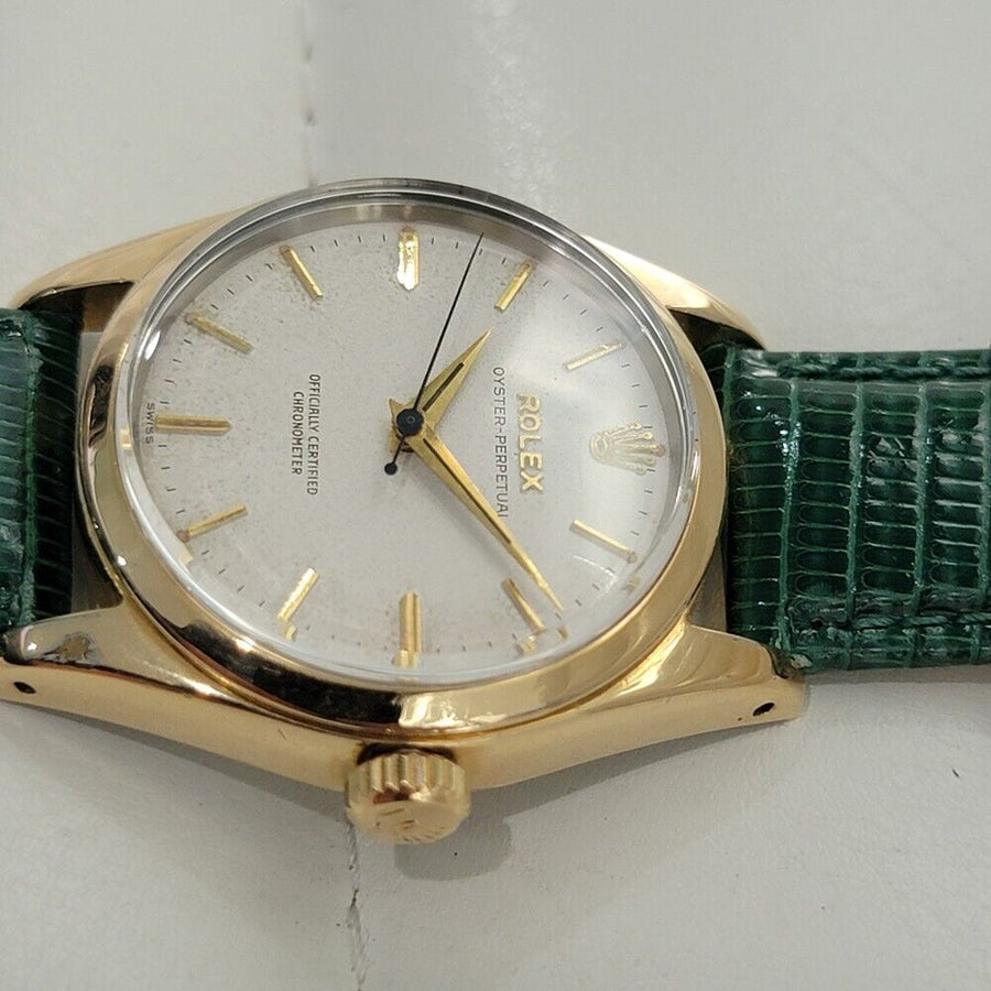 Mens Rolex Oyster Perpetual Ref 6634 Gold Capped Automatic 1950s Vintage RA237B