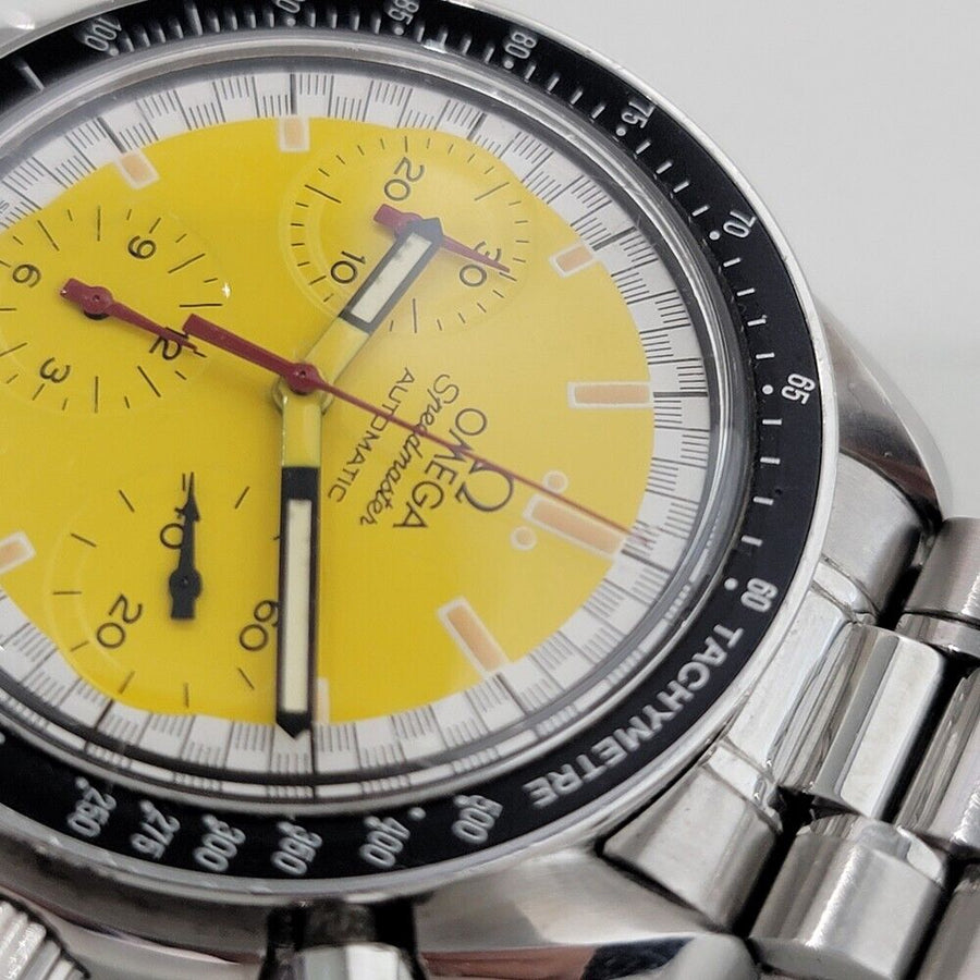 Mens Omega Speedmaster 351012 39mm Schumacher Automatic 1990s All Original RA383