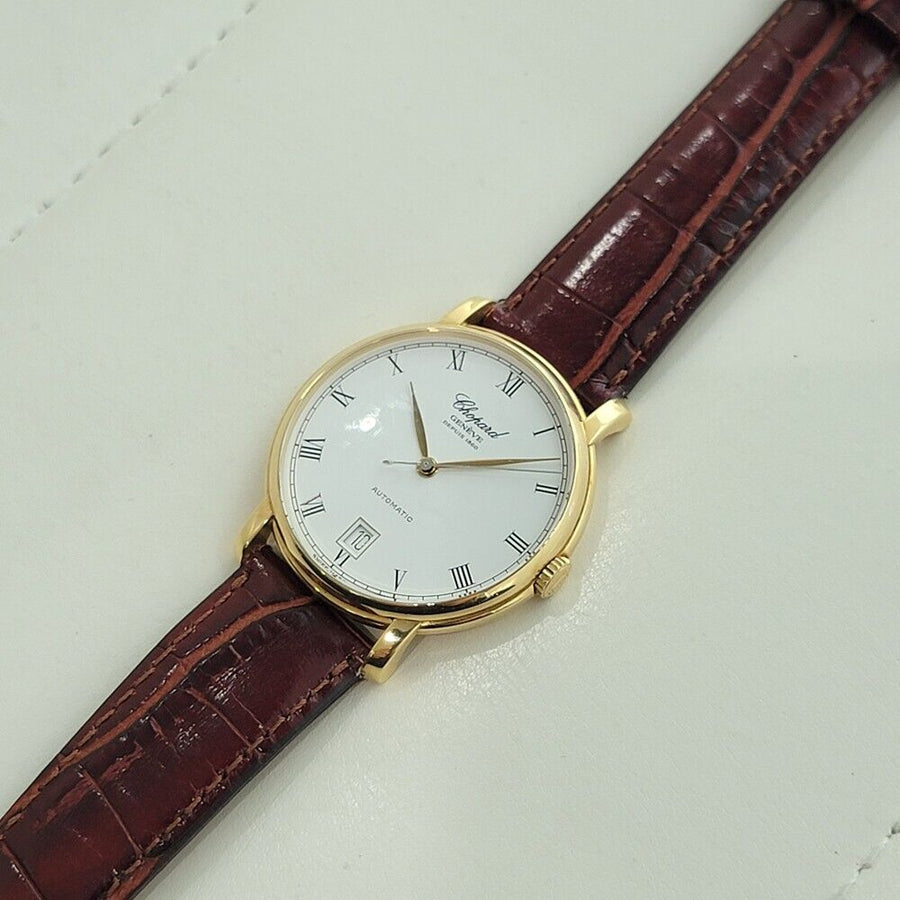 Chopard Geneve Classique Depuis 1860 18K Gold 35mm Date Automatic 1990s NA122