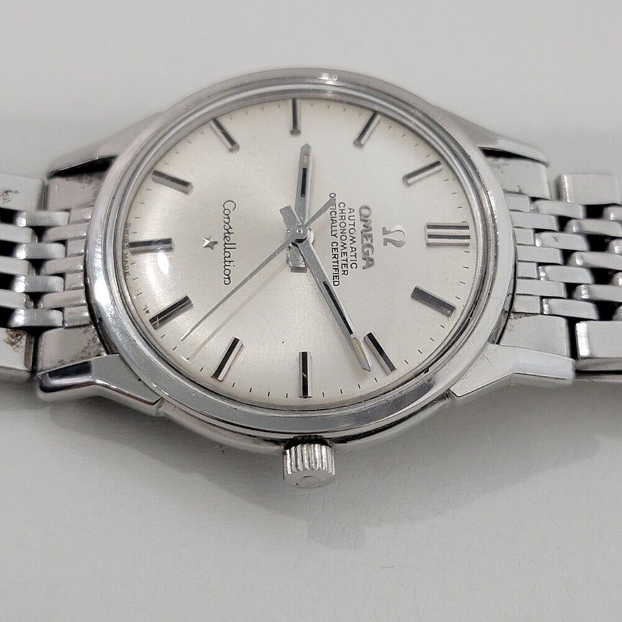 Mens Omega Constellation 34mm Automatic Stainless Steel 1960s Vintage RA403