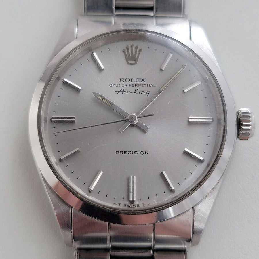 Mens Rolex Oyster Precision 5500 Air King 34m Automatic 1970s All Original NA142