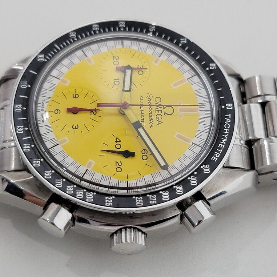 Mens Omega Speedmaster 351012 39mm Schumacher Automatic 1990s All Original RA383