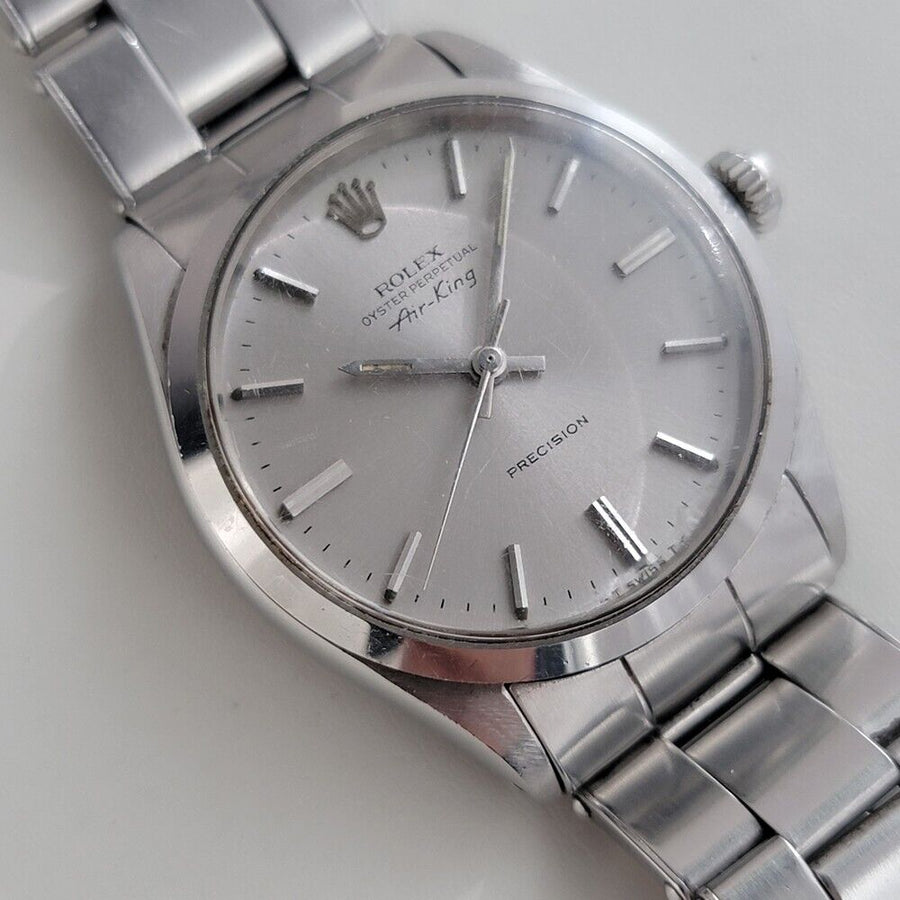 Mens Rolex Oyster Precision 5500 Air King 34m Automatic 1970s All Original NA142