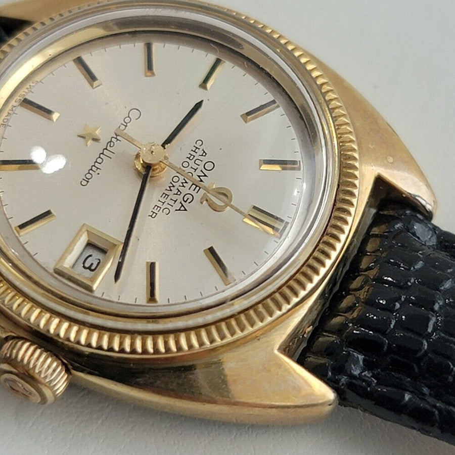 Omega Ladies Constellation 568.011 Gold Capped Date Automatic 1960s Swiss RA408