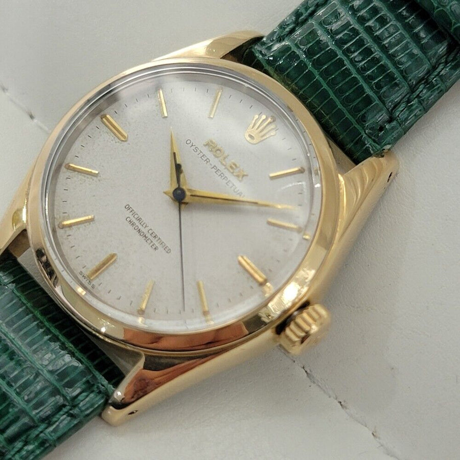 Mens Rolex Oyster Perpetual Ref 6634 Gold Capped Automatic 1950s Vintage RA237B