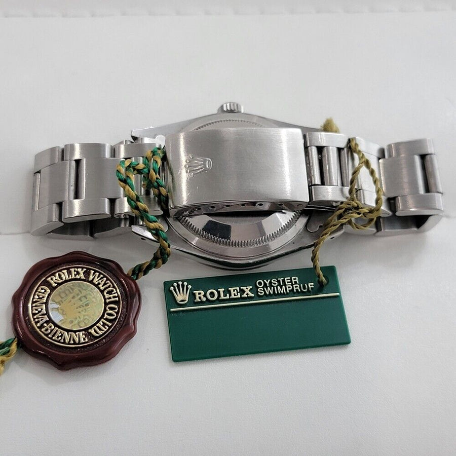 Mens Rolex Oyster Box Tags Papers Datejust Ref 16220 36mm Automatic 1980s RA302