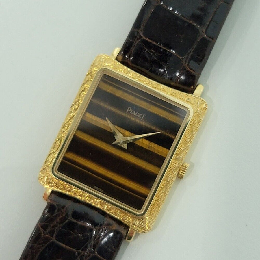 Unisex Piaget Protoc0le 25mm 18k Gold Slim Dress Watch 1970s, all original RA295