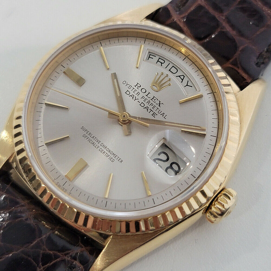 Mens Rolex Day Date President 1803 36mm 18k Gold Automatic 1960s Vintage RJC209