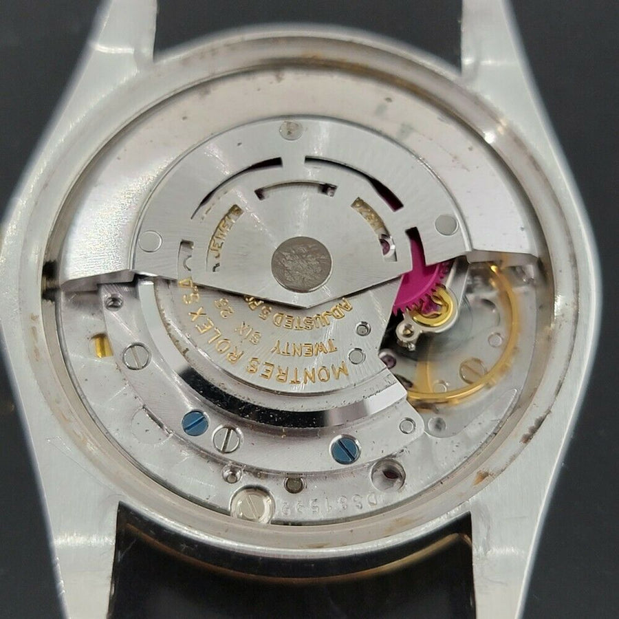 Mens Rolex Oyster Perpetual Date 1505 35mm 14k Gold ss Automatic 1970s RA165