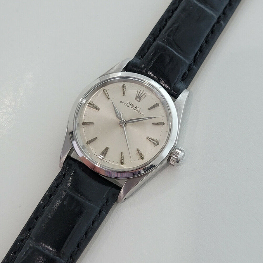 Midsize Rolex Oyster Perpetual Ref 6548 30mm Automatic 1960s Vintage RA127B