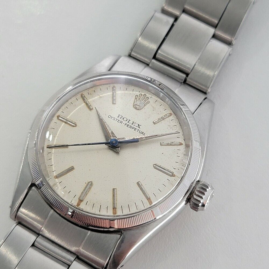 Midsize Rolex Oyster Perpetual Ref 6549 30mm 1950s Automatic Swiss Vintage RA144