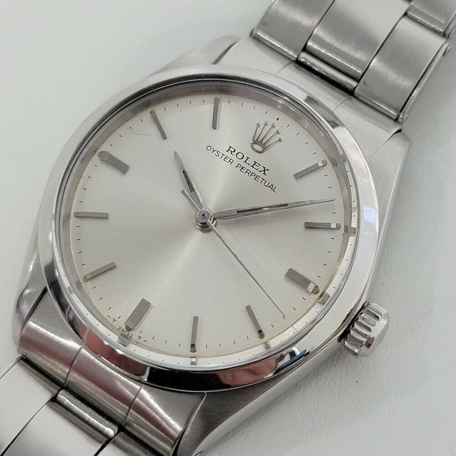 Mens Rolex Oyster Perpetual Ref 5552 34mm 1960s Automatic Swiss Vintage RA232