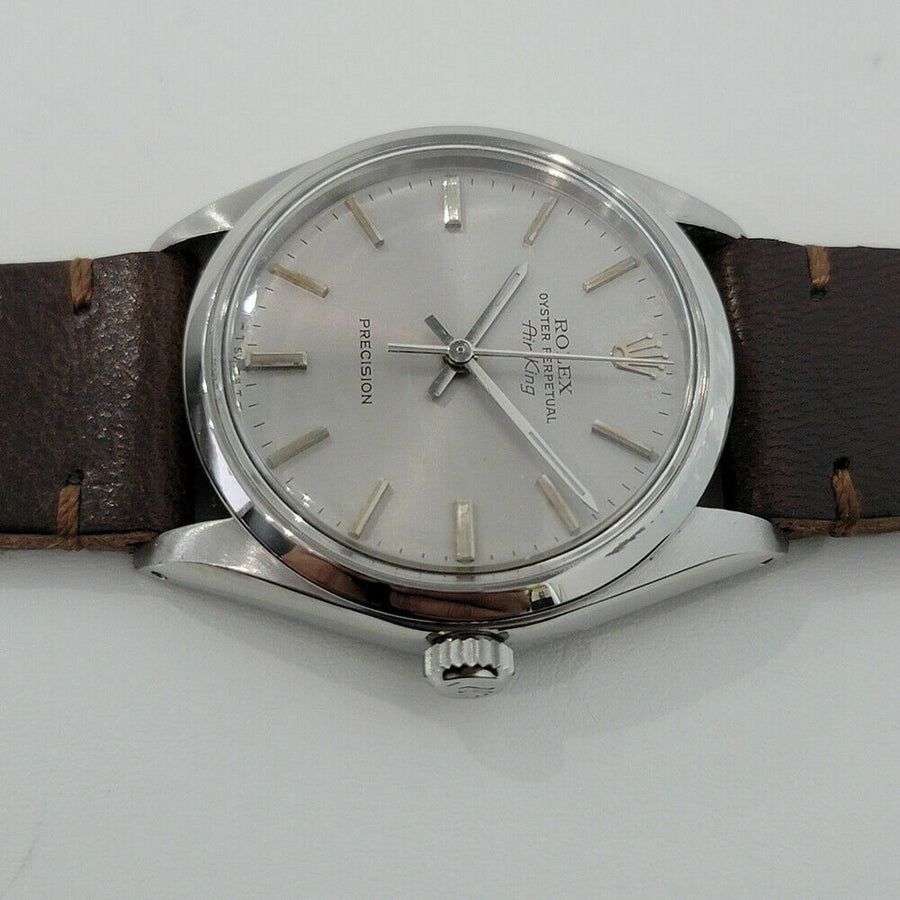 Mens Rolex Oyster Precision Ref 5500 Air King 34mm Automatic 1960s Swiss RJC106B