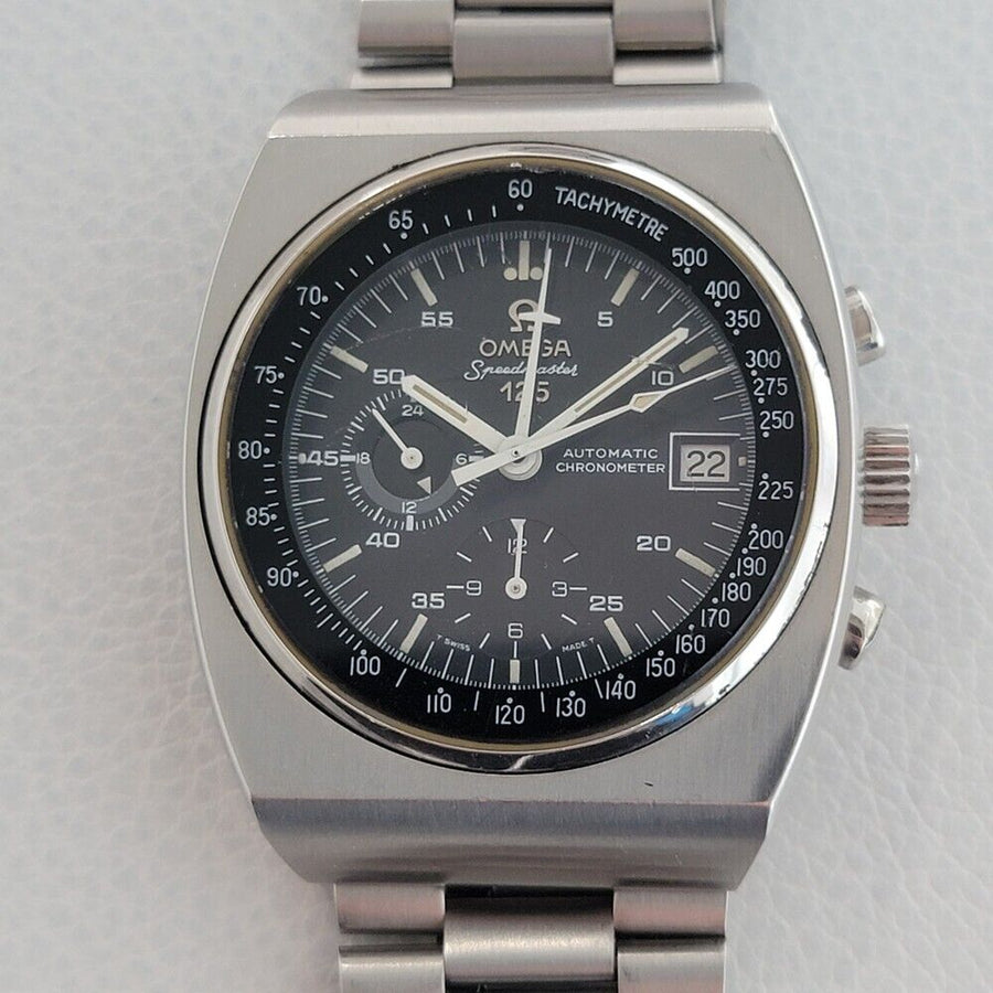 Mens Omega Speedmaster 125 Automatic Chronograph w Date 1970s All Original JM3