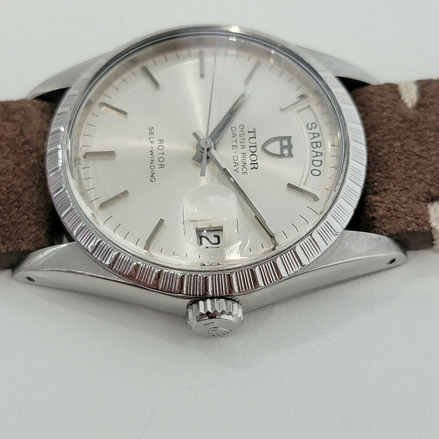 Mens Tudor Oyster Prince Ref 94510 Date Day 36mm Automatic 1980s