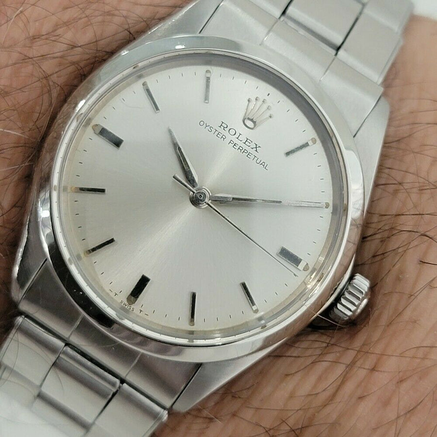 Mens Rolex Oyster Perpetual Ref 5552 34mm Automatic 1960s Swiss