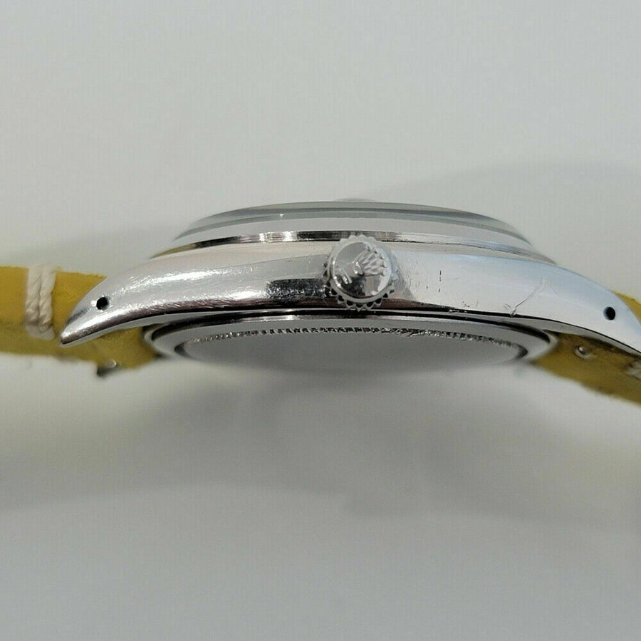 Mens Rolex Oysterdate Precision Ref 6494 34mm Hand-Wind 1950s Vintage RA191
