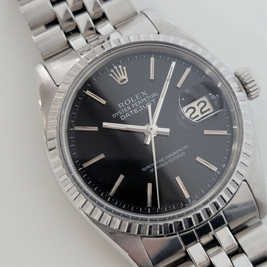 Mens Rolex Oyster Datejust Ref 1603 36mm Automatic 1960s Vintage Swiss RA269