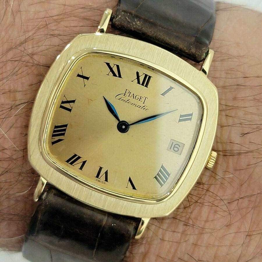 Mens Piaget Ref 13432 33mm 18k GoldAutomatic Dress 1970s All