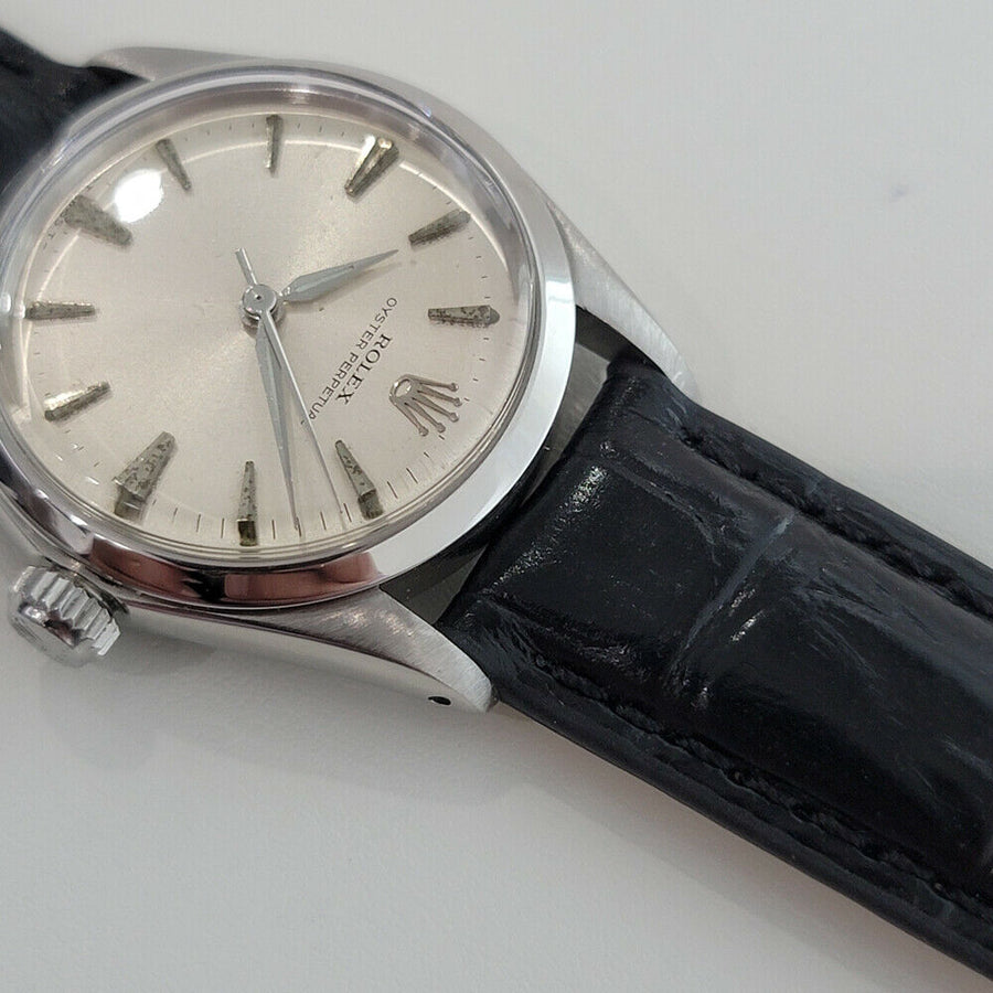 Midsize Rolex Oyster Perpetual Ref 6548 30mm Automatic 1960s Vintage RA127B