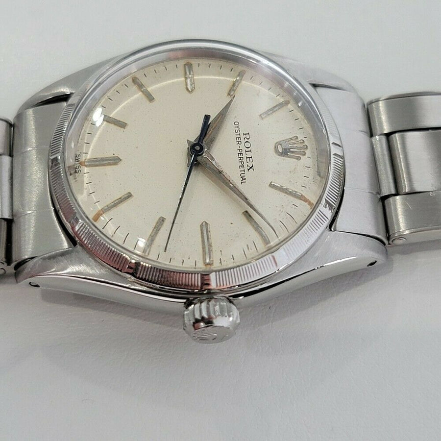 Midsize Rolex Oyster Perpetual Ref 6549 30mm Automatic 1950s Vintage RA144