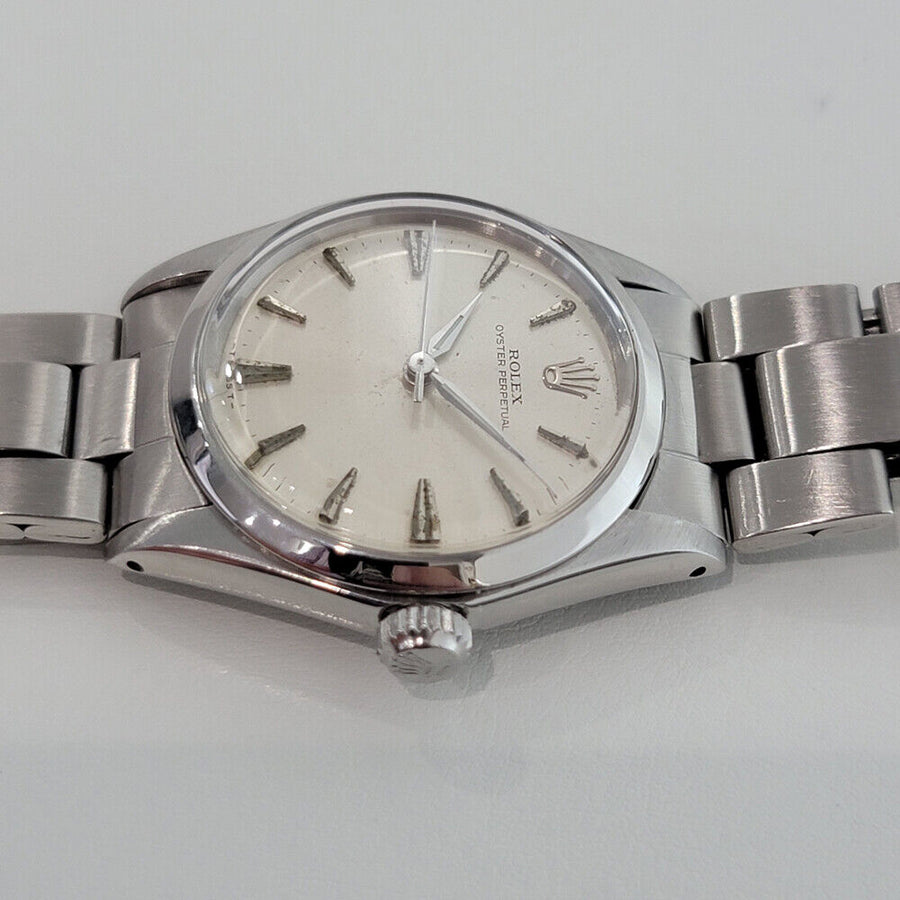 Midsize Rolex Oyster Perpetual 6548 30mm 1960s Automatic Watch Vintage RA127