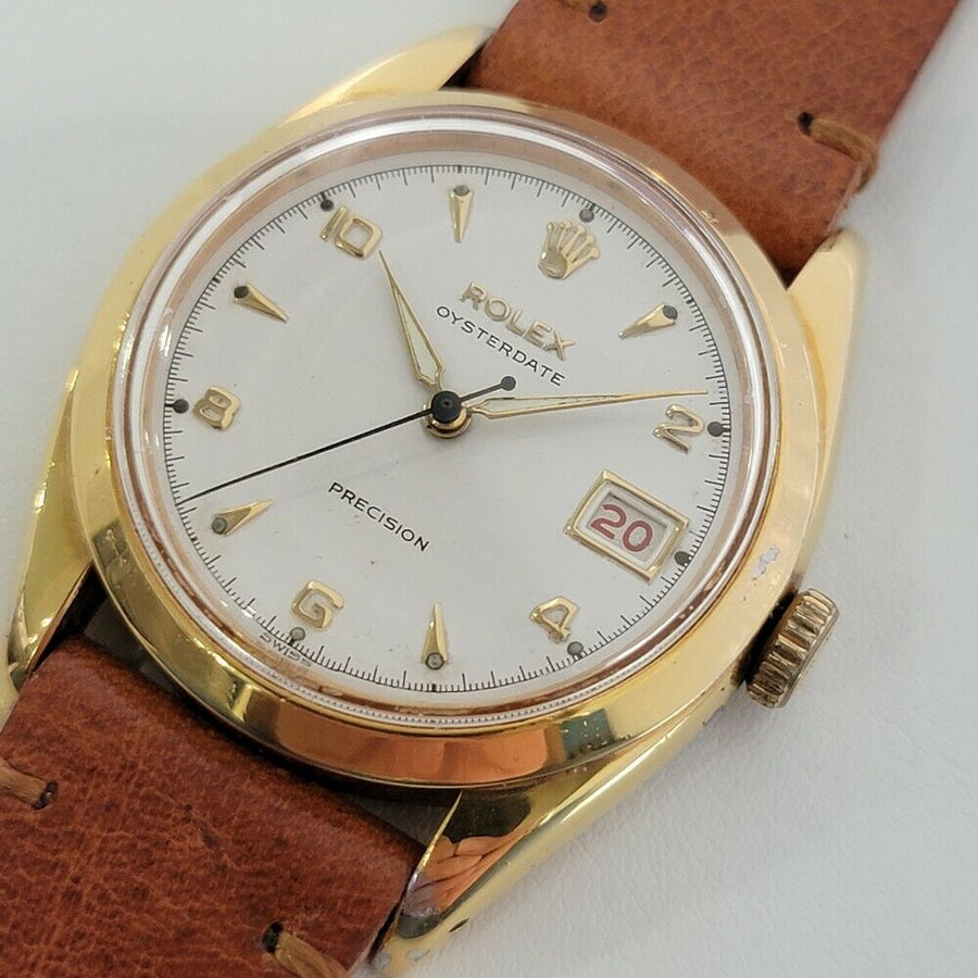 Rolex oysterdate hot sale precision 6494