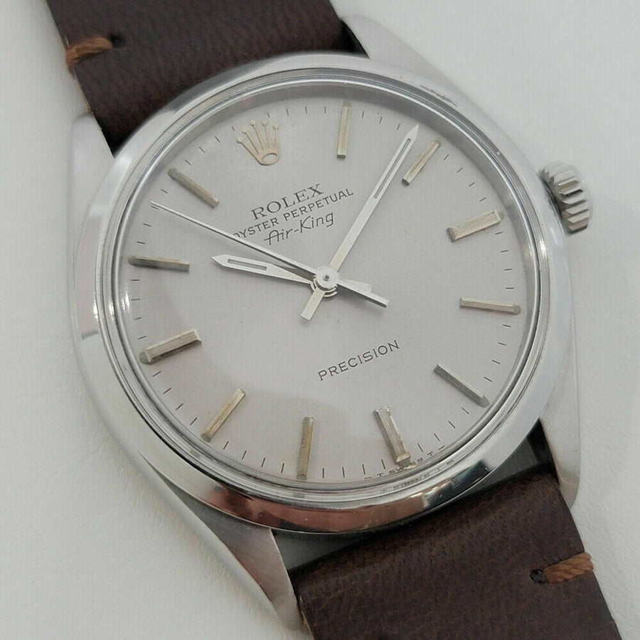 Mens Rolex Oyster Precision Ref 5500 Air King 34mm Automatic 1960s Swiss RJC106B