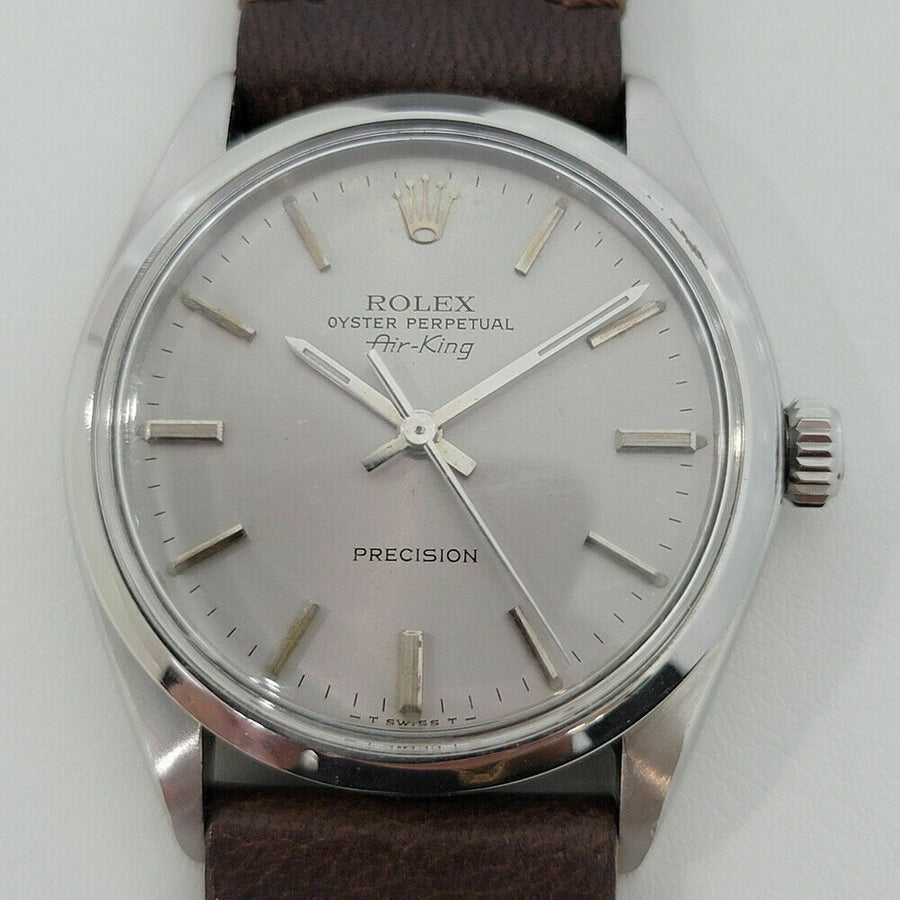 Mens Rolex Oyster Precision Ref 5500 Air King 34mm Automatic 1960s Swiss RJC106B