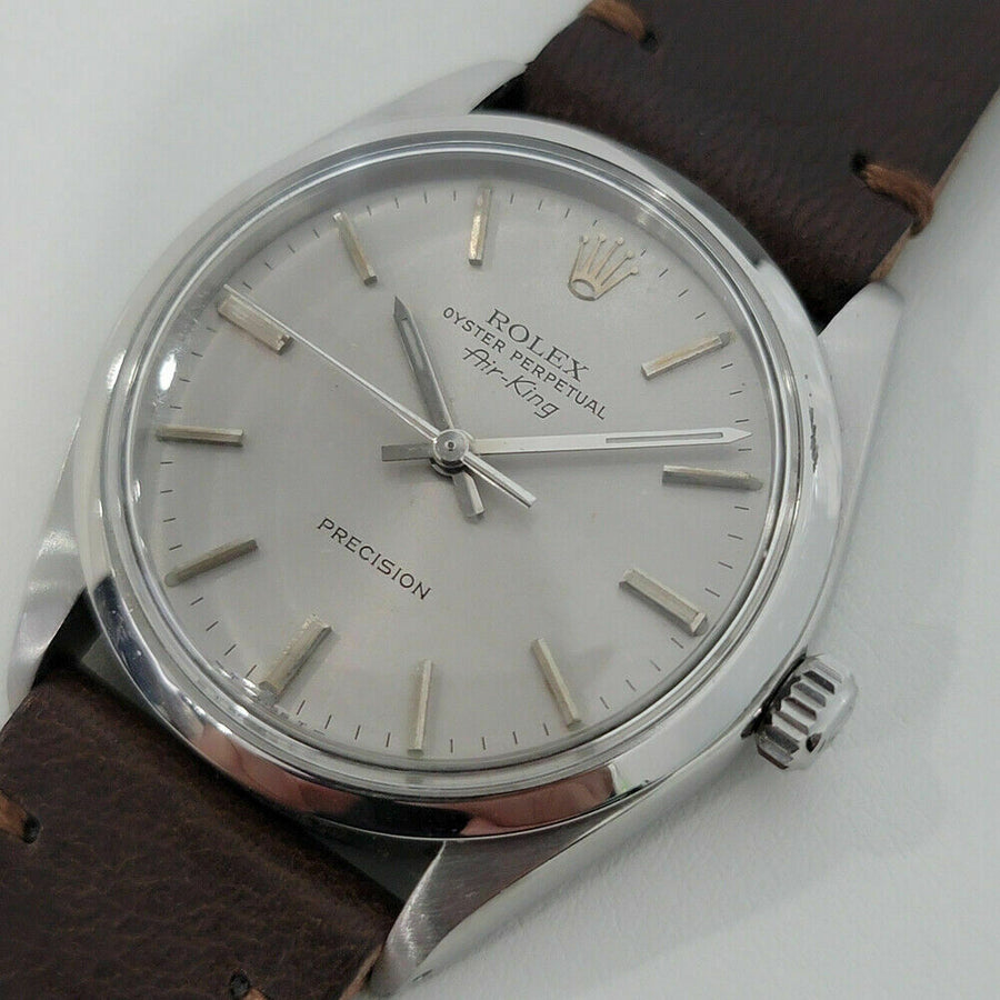 Mens Rolex Oyster Precision Ref 5500 Air King 34mm Automatic 1960s Swiss RJC106B