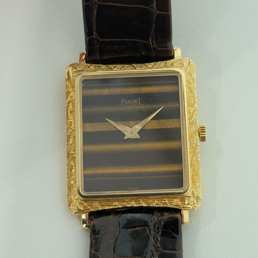 Unisex Piaget Protoc0le 25mm 18k Gold Slim Dress Watch 1970s, all original RA295