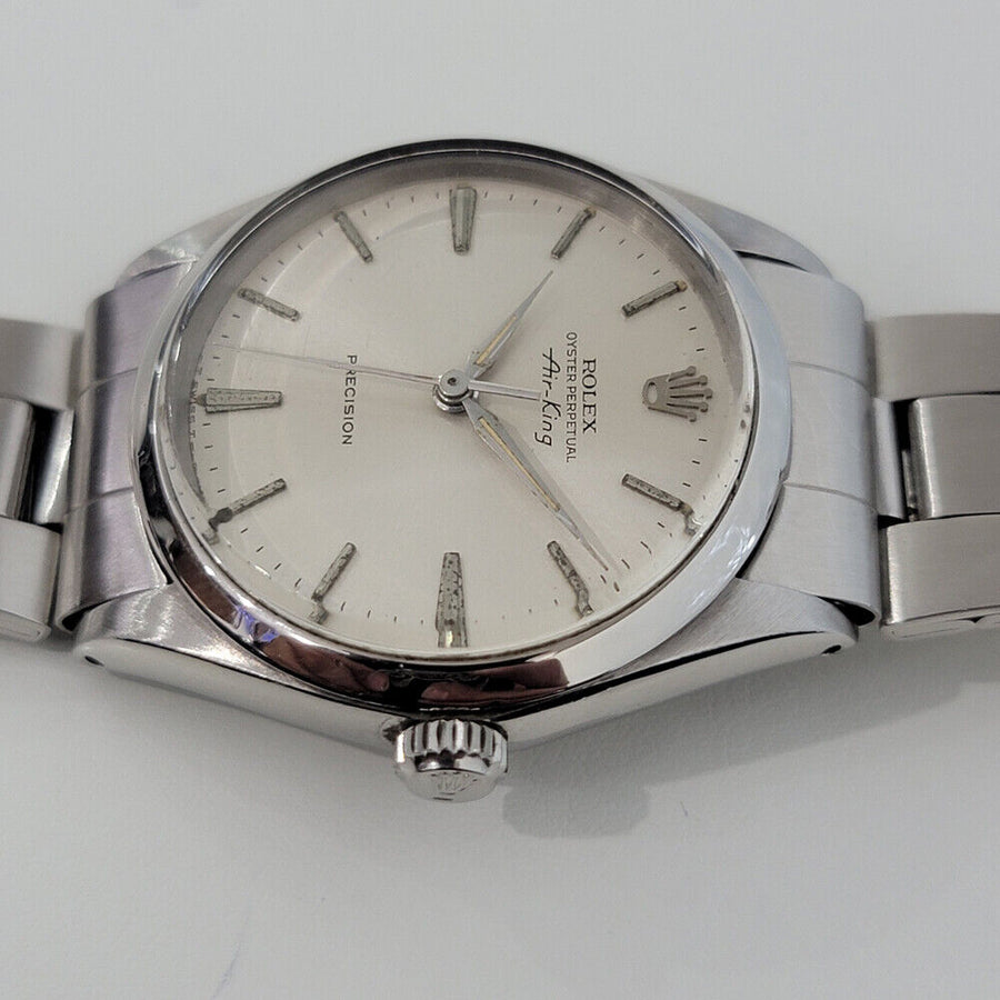 Mens Rolex Oyster Precision Ref 1002 Air King 34mm Automatic 1960s w Paper RA249