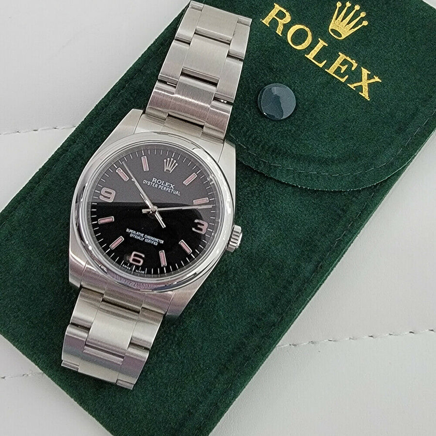 Mens Rolex Oyster Perpetual Ref 116000 36mm Automatic 2010s NWOT w Pouch RJC135