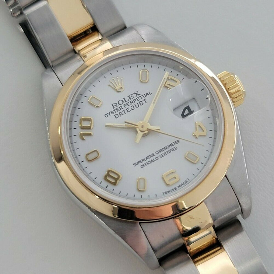 Ladies Rolex Oyster Datejust 26mm 18k Gold  SS Automatic 2000s Swiss RA155