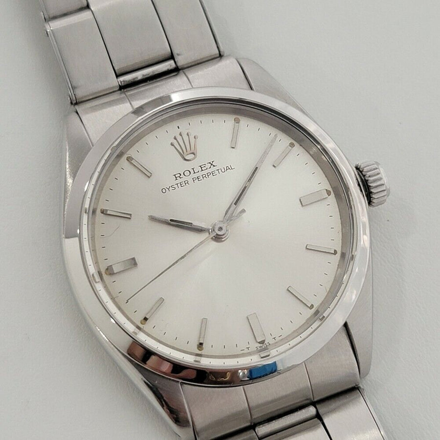 Mens Rolex Oyster Perpetual Ref 5552 34mm 1960s Automatic Swiss Vintage RA232