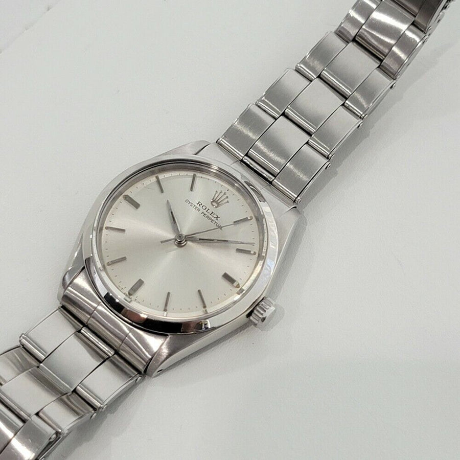 Mens Rolex Oyster Perpetual Ref 5552 34mm 1960s Automatic Swiss Vintage RA232