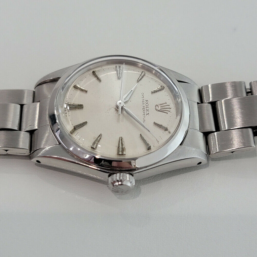 Midsize Rolex Oyster Perpetual 6548 30mm Automatic Watch 1960s Vintage RA127