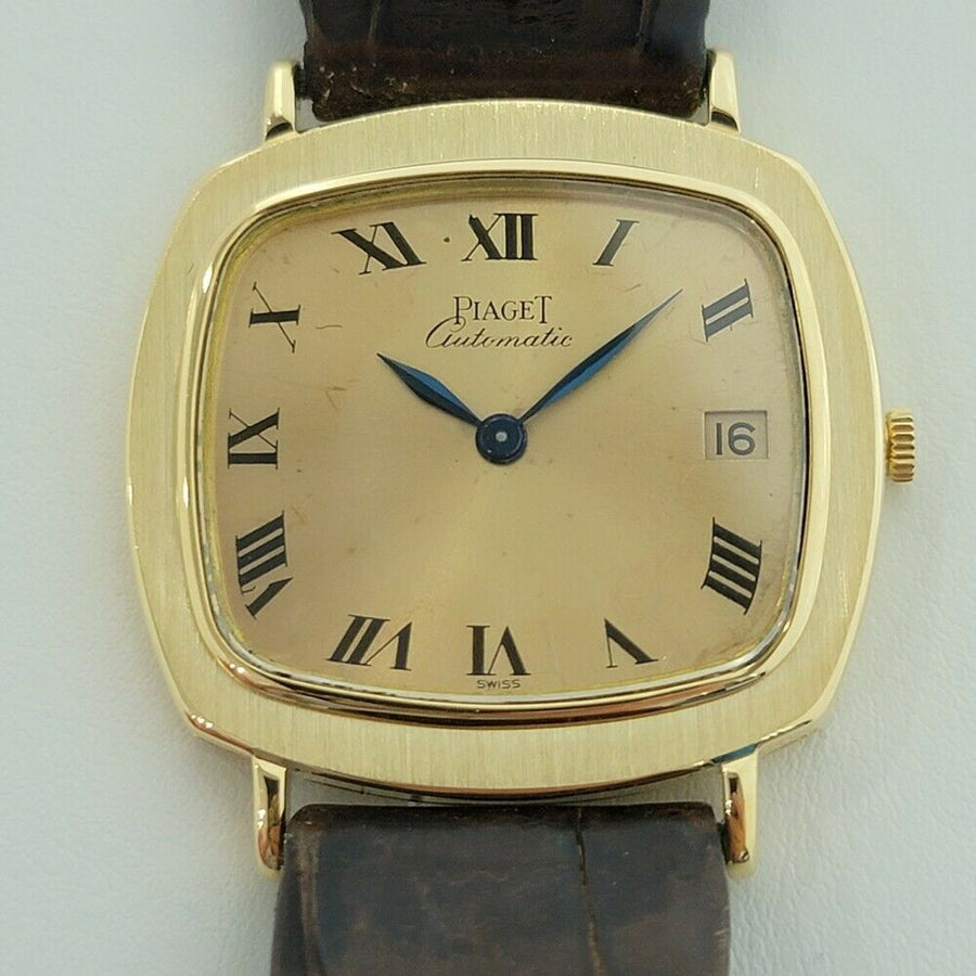 Mens Piaget Ref 13432 33mm 18k GoldAutomatic Dress 1970s All