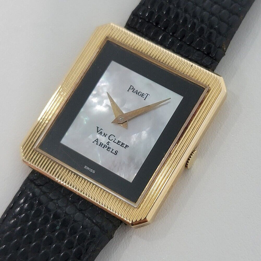 Unisex Piaget Protocole 26mm 18k Gold Van Cleef Arpel Dial 1970s Luxury RA301