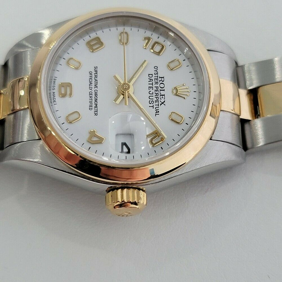 Ladies Rolex Oyster Datejust 26mm 18k Gold  SS Automatic 2000s Swiss RA155