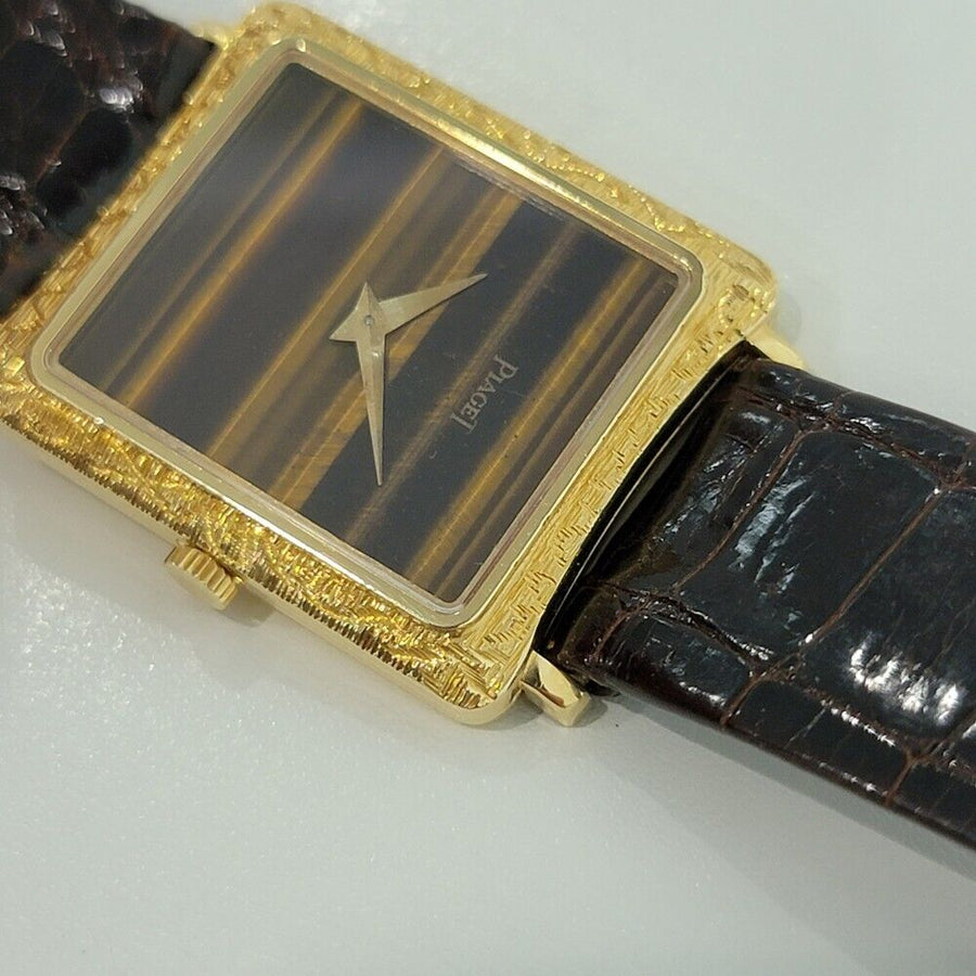 Unisex Piaget Protoc0le 25mm 18k Gold Slim Dress Watch 1970s, all original RA295