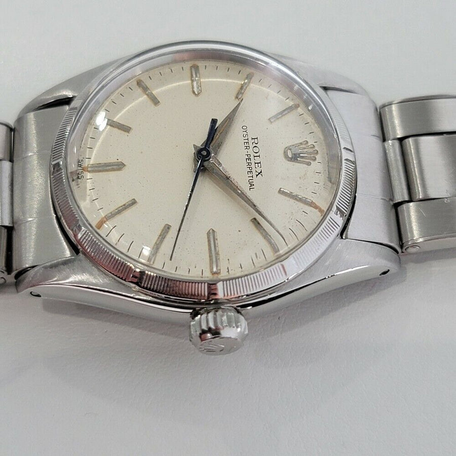 Midsize Rolex Oyster Perpetual Ref 6549 30mm 1950s Automatic Swiss Vintage RA144