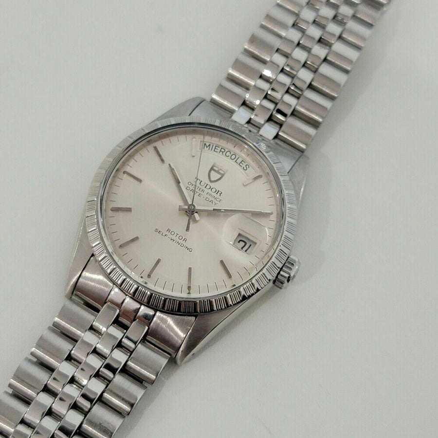 Mens Tudor Oyster Prince Ref 94510 Date Day 36mm Automatic 1980s Swiss RA251S